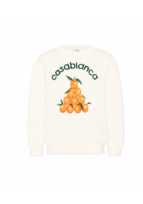 Pull con logo ricamato CASABLANCA KIDS | K-PF26-KW-151401